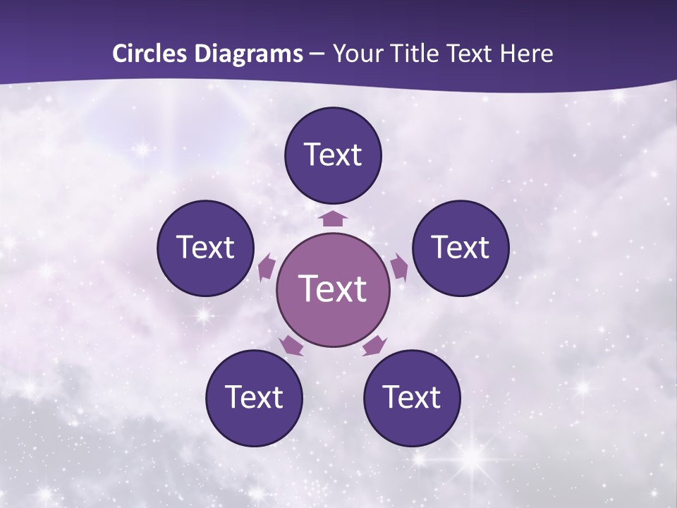 Infinity Spacescape Gas PowerPoint Template