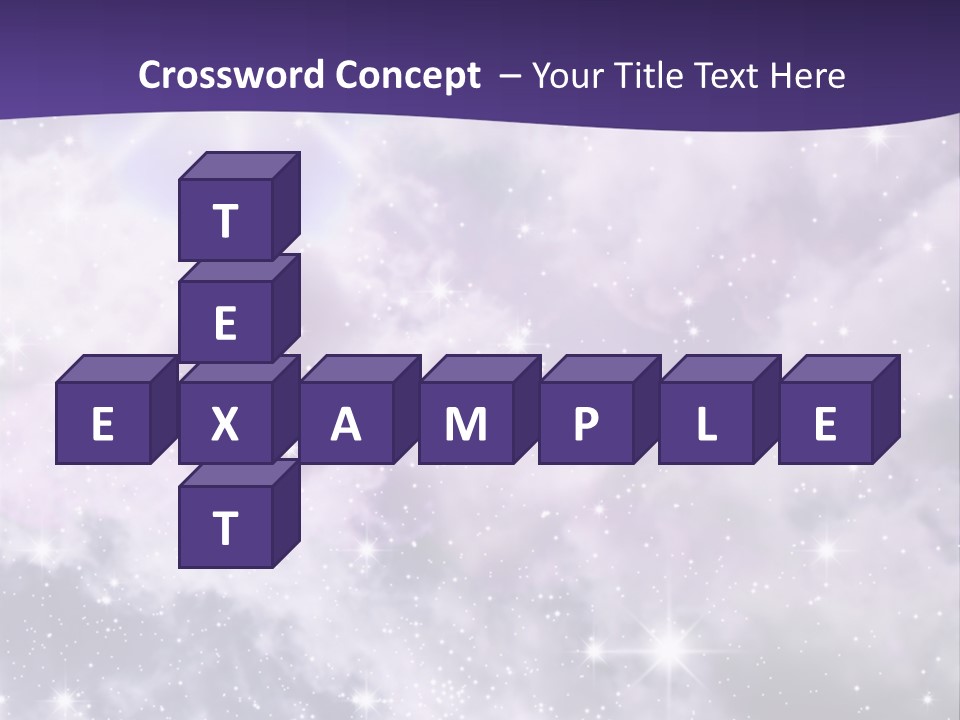 Infinity Spacescape Gas PowerPoint Template