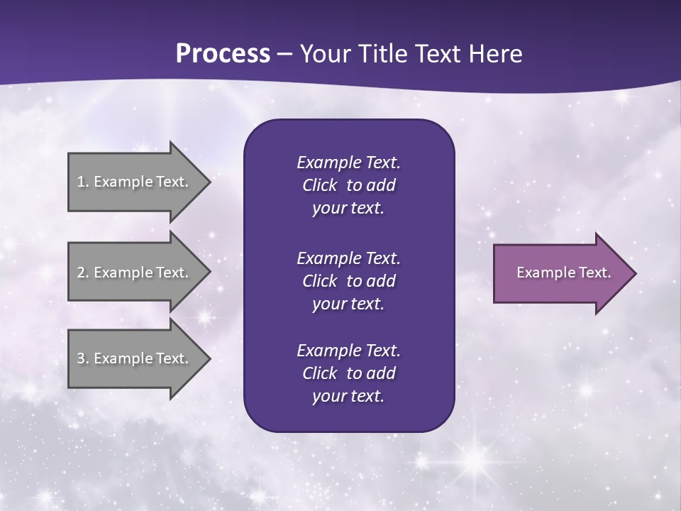 Infinity Spacescape Gas PowerPoint Template