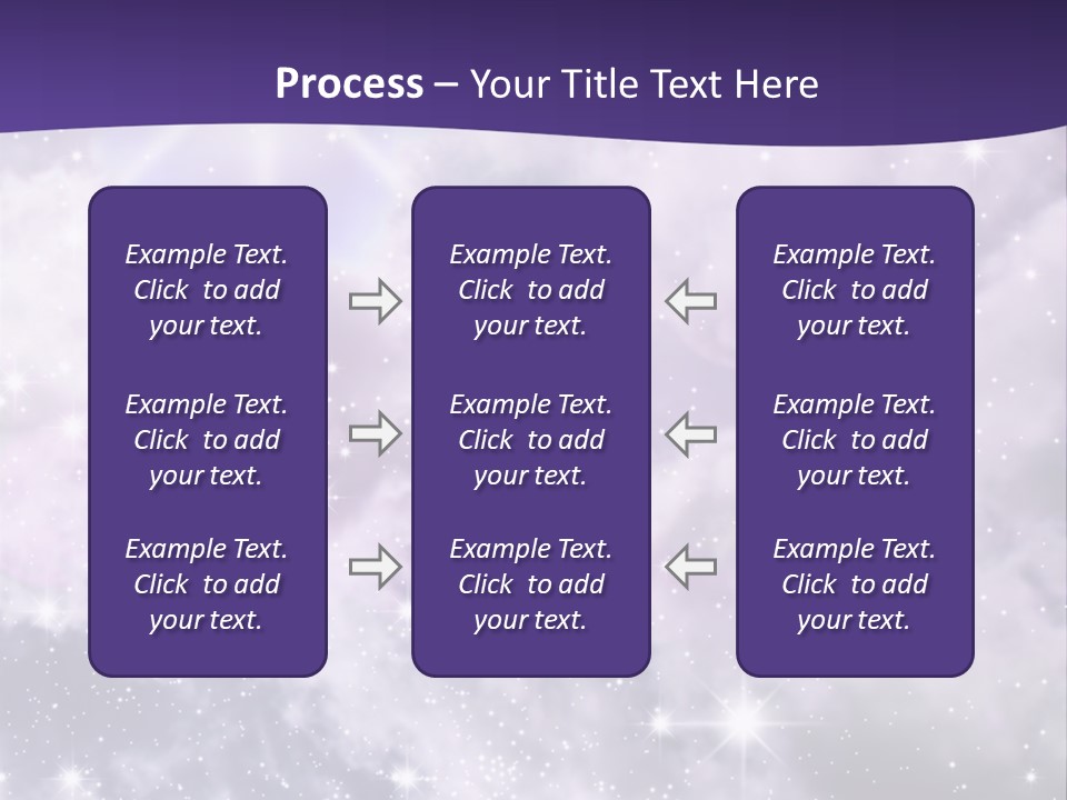 Infinity Spacescape Gas PowerPoint Template