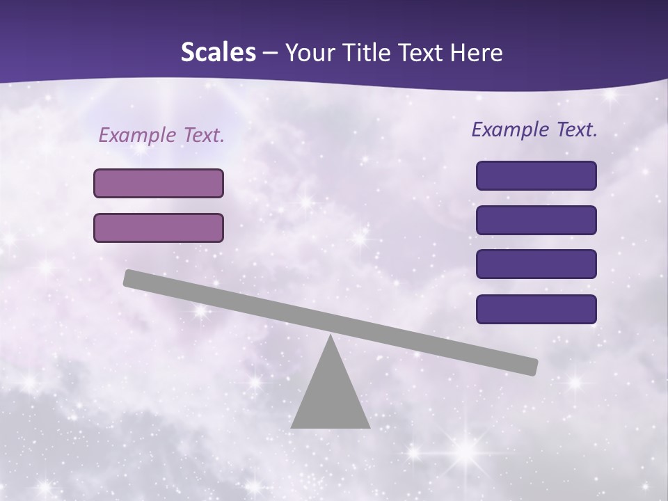 Infinity Spacescape Gas PowerPoint Template