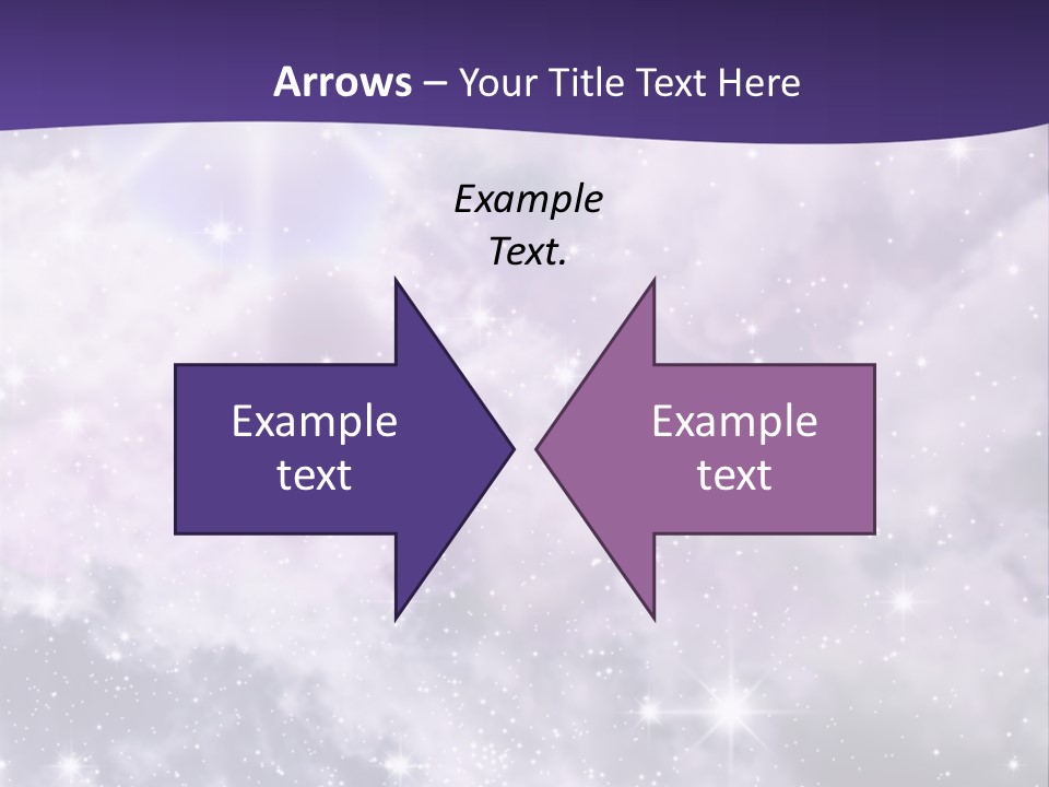 Infinity Spacescape Gas PowerPoint Template