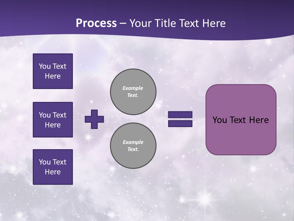 Infinity Spacescape Gas PowerPoint Template