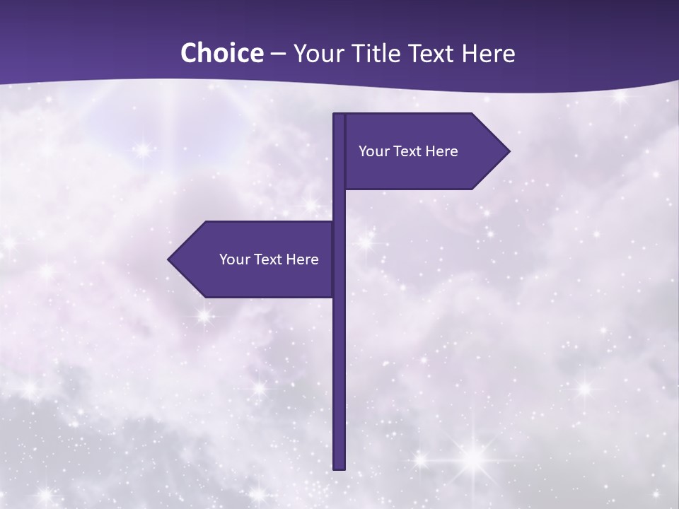 Infinity Spacescape Gas PowerPoint Template