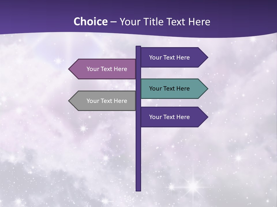 Infinity Spacescape Gas PowerPoint Template