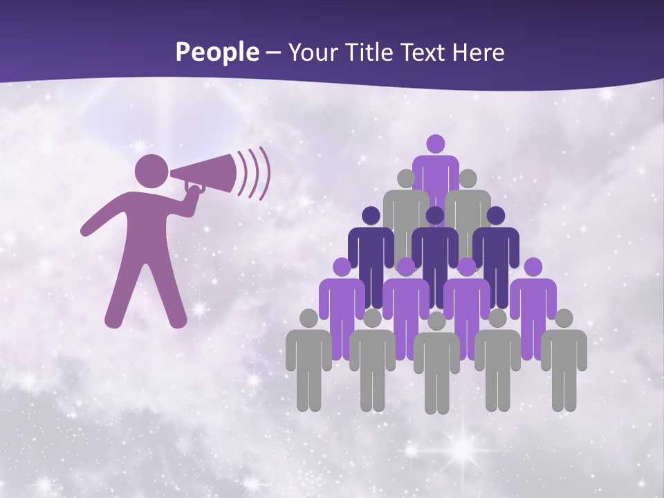 Infinity Spacescape Gas PowerPoint Template