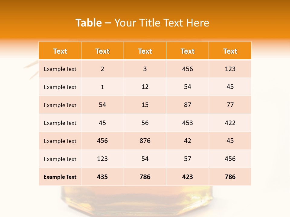 Utensil Dessert Breakfast PowerPoint Template