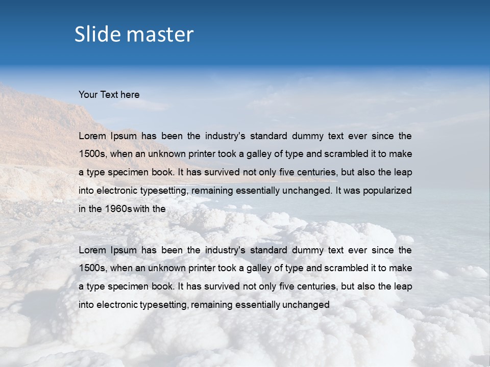 Site Mineral Hill PowerPoint Template