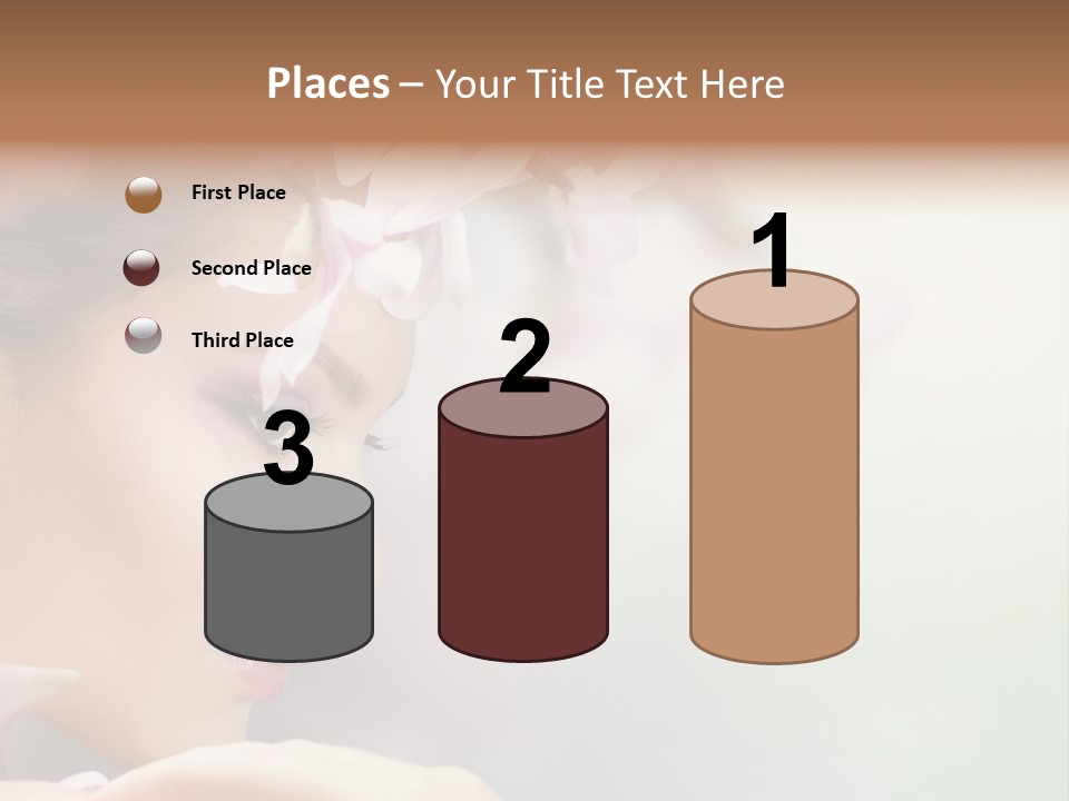 Dreams Spring Woman PowerPoint Template