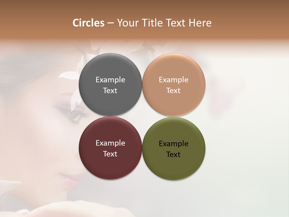 Dreams Spring Woman PowerPoint Template