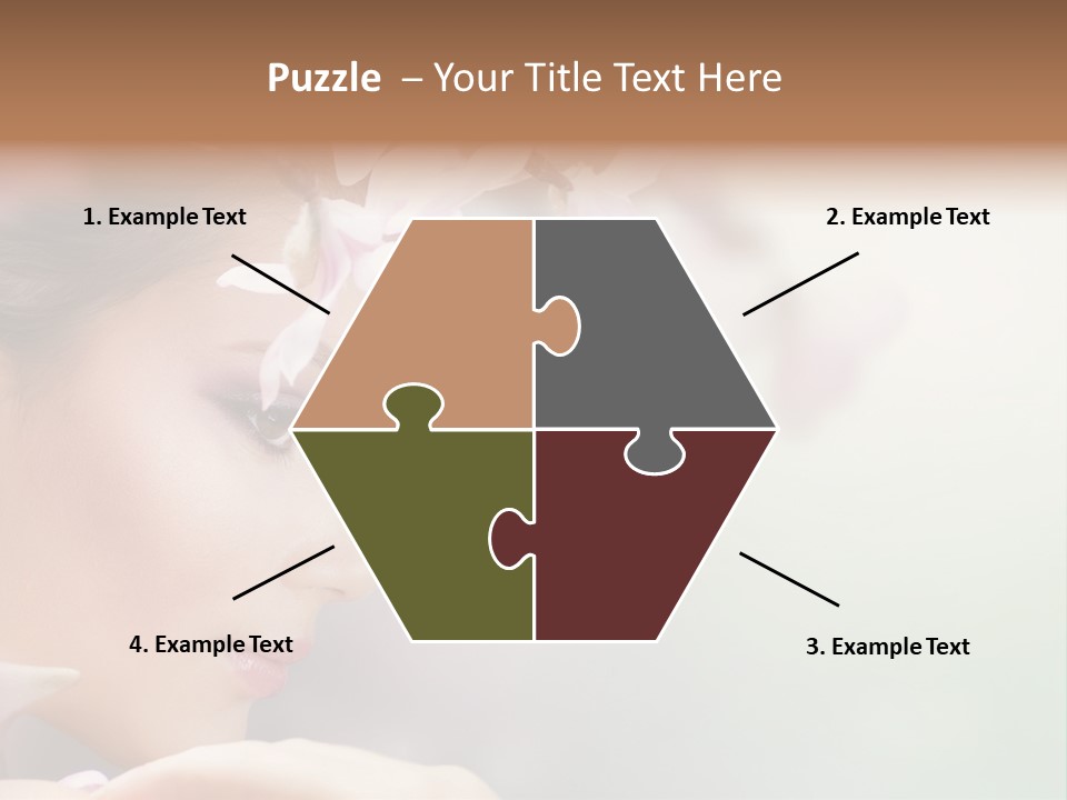 Dreams Spring Woman PowerPoint Template