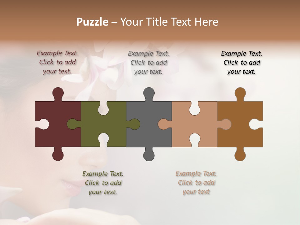 Dreams Spring Woman PowerPoint Template