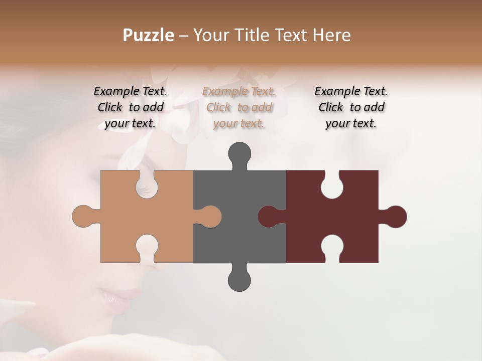 Dreams Spring Woman PowerPoint Template