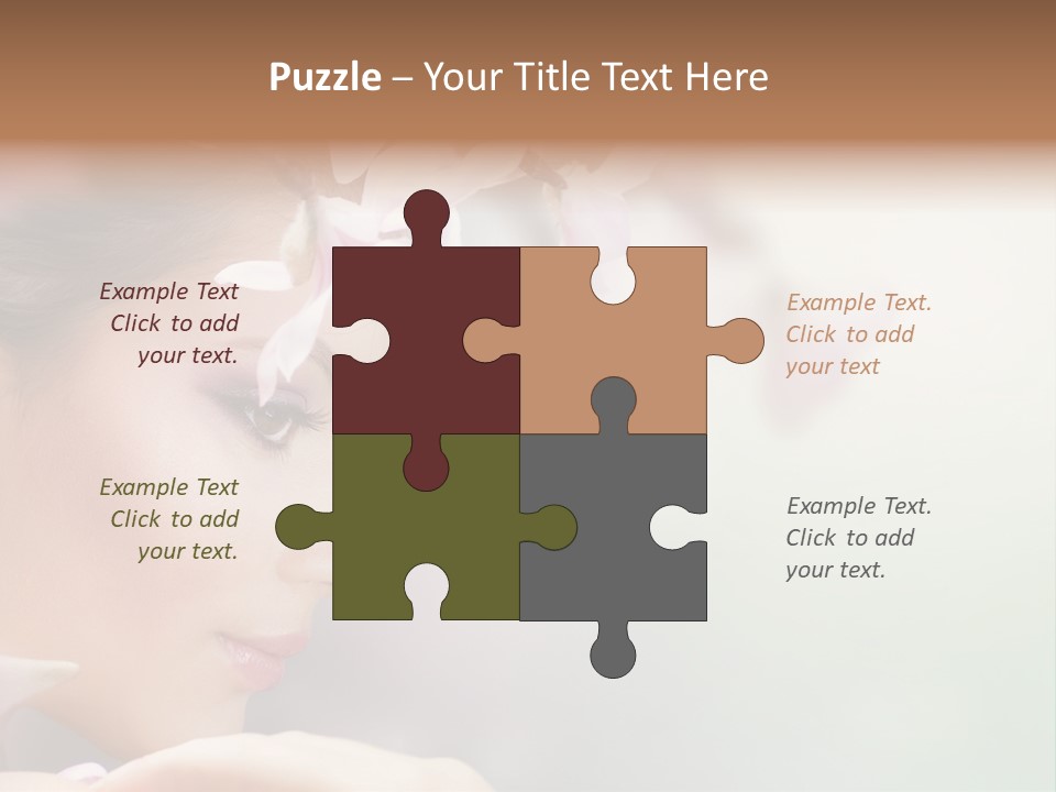 Dreams Spring Woman PowerPoint Template