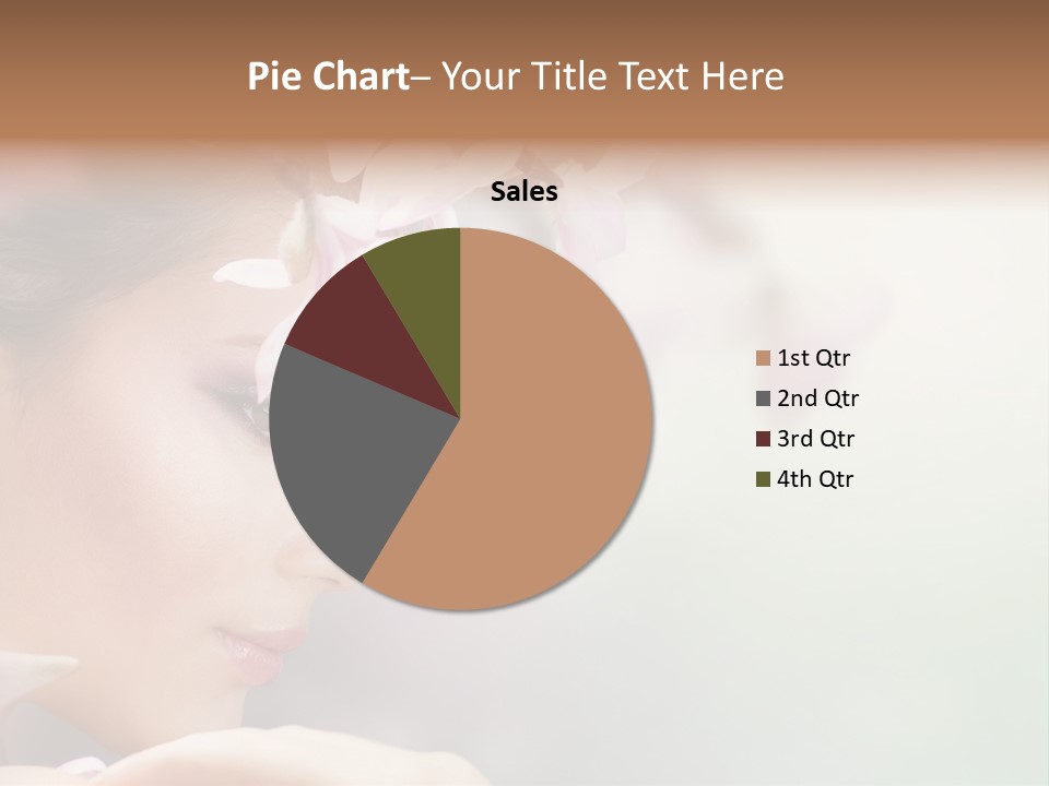 Dreams Spring Woman PowerPoint Template