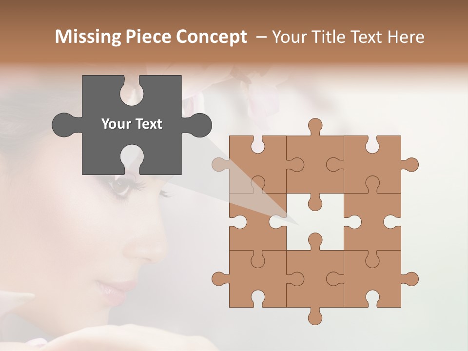 Dreams Spring Woman PowerPoint Template