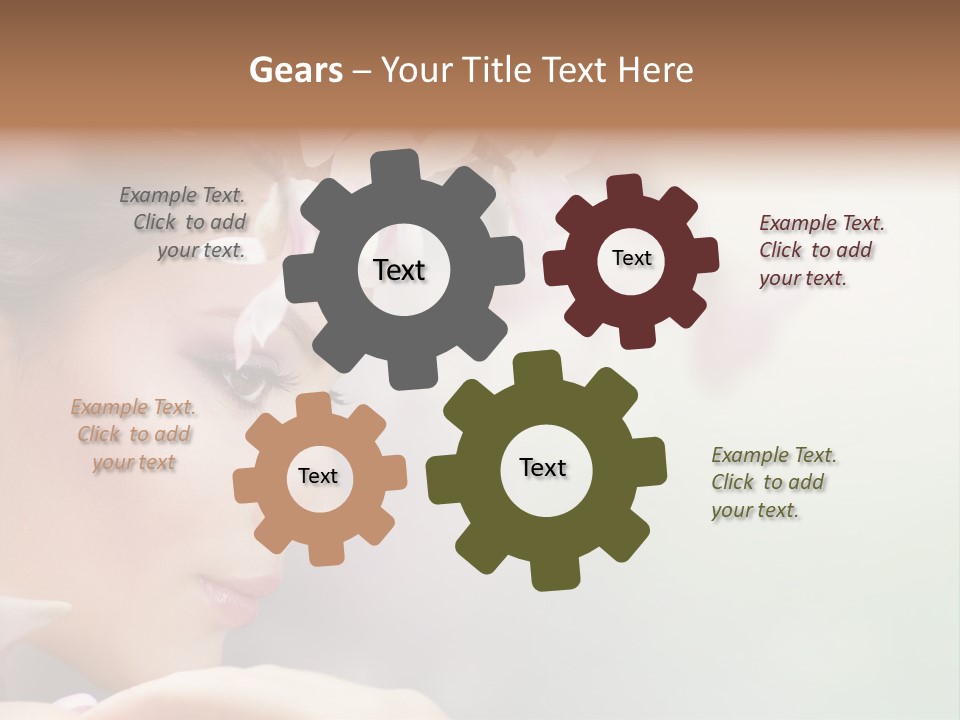 Dreams Spring Woman PowerPoint Template