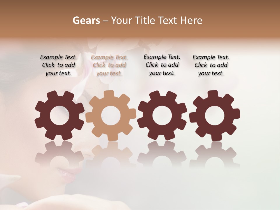 Dreams Spring Woman PowerPoint Template