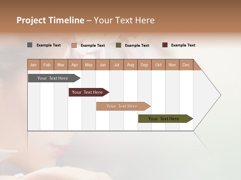 Dreams Spring Woman PowerPoint Template