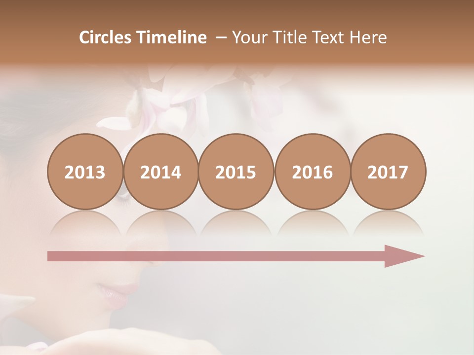 Dreams Spring Woman PowerPoint Template