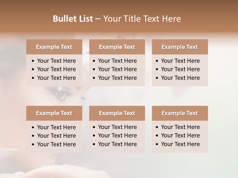 Dreams Spring Woman PowerPoint Template