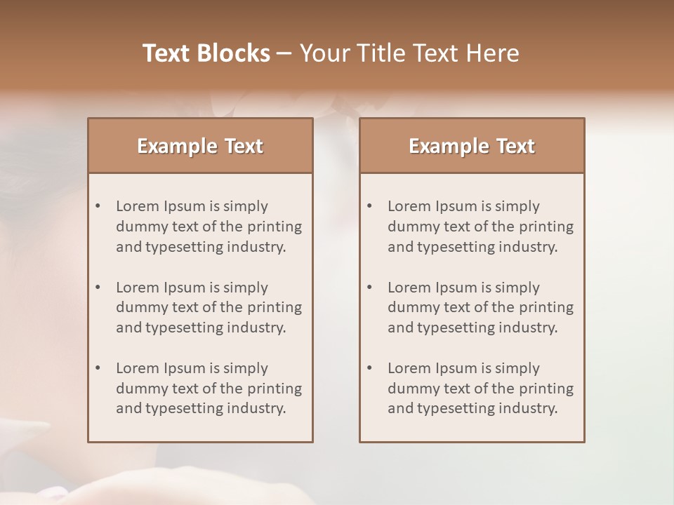 Dreams Spring Woman PowerPoint Template