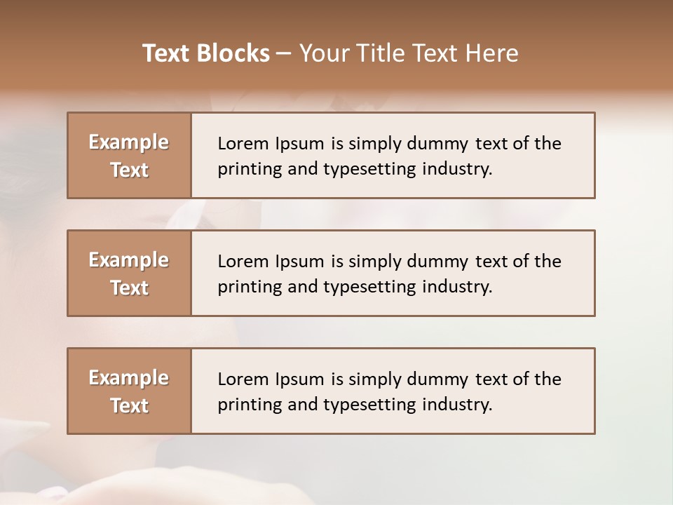 Dreams Spring Woman PowerPoint Template