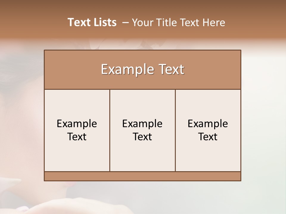Dreams Spring Woman PowerPoint Template