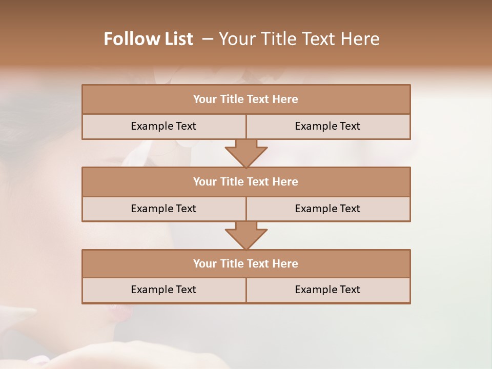 Dreams Spring Woman PowerPoint Template