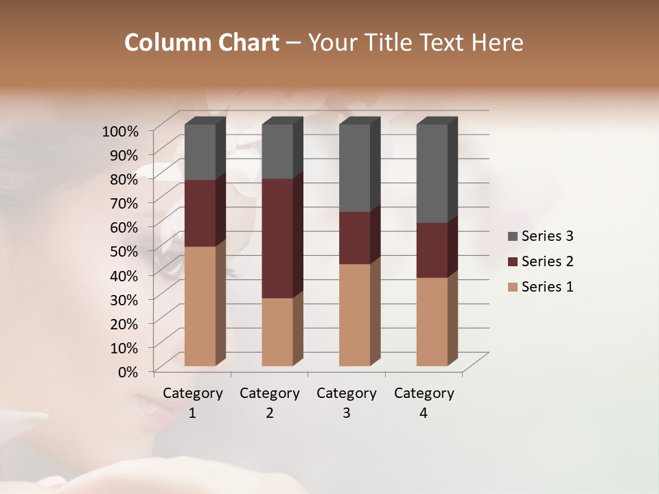 Dreams Spring Woman PowerPoint Template