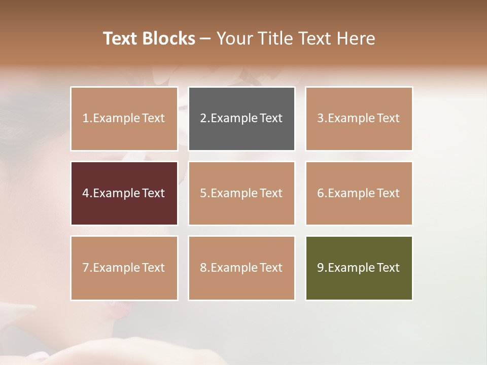 Dreams Spring Woman PowerPoint Template