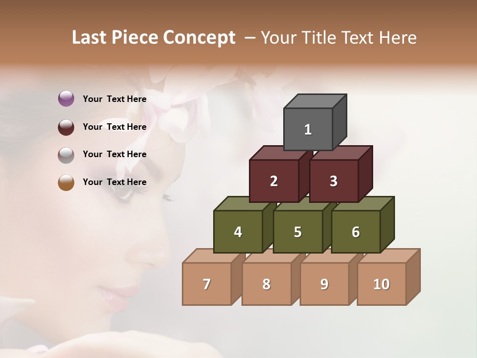 Dreams Spring Woman PowerPoint Template