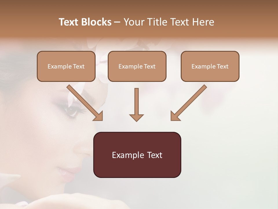 Dreams Spring Woman PowerPoint Template