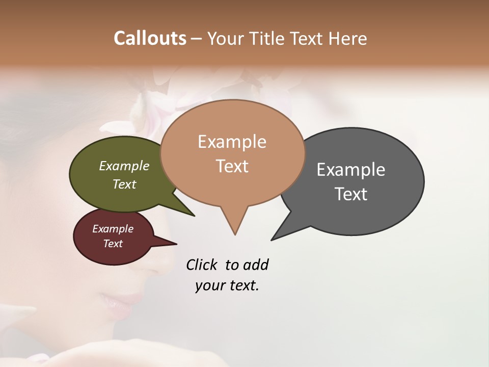 Dreams Spring Woman PowerPoint Template