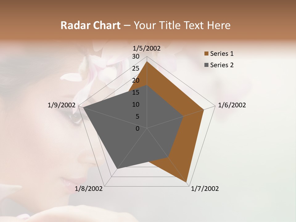 Dreams Spring Woman PowerPoint Template