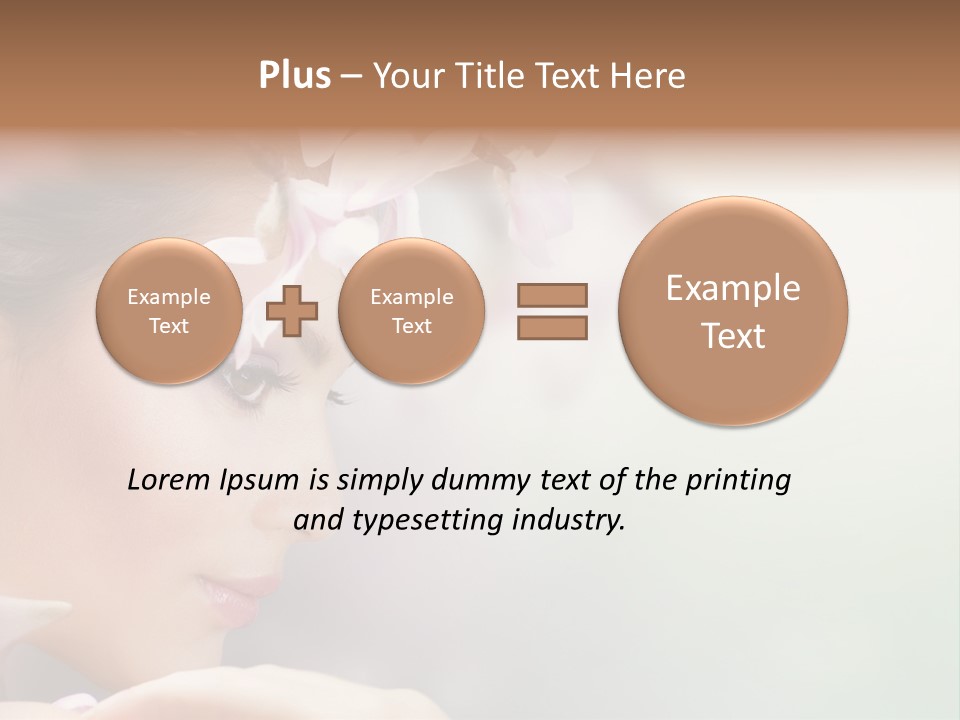 Dreams Spring Woman PowerPoint Template