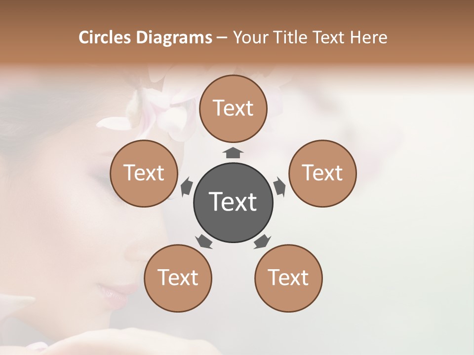 Dreams Spring Woman PowerPoint Template