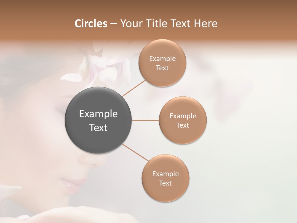 Dreams Spring Woman PowerPoint Template