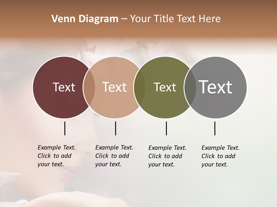 Dreams Spring Woman PowerPoint Template