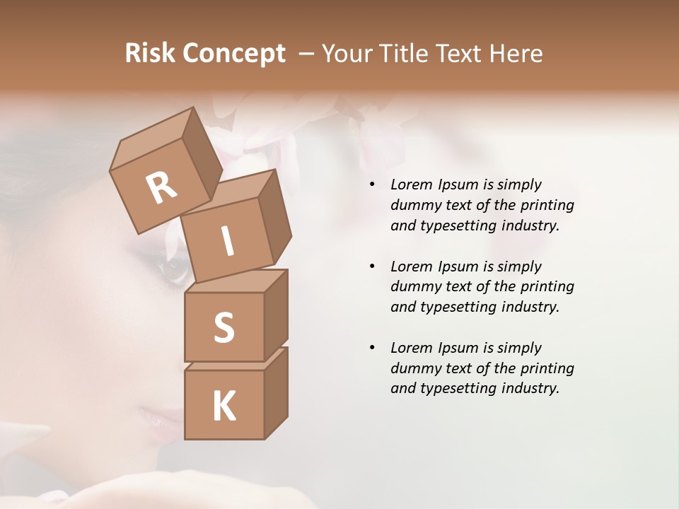 Dreams Spring Woman PowerPoint Template