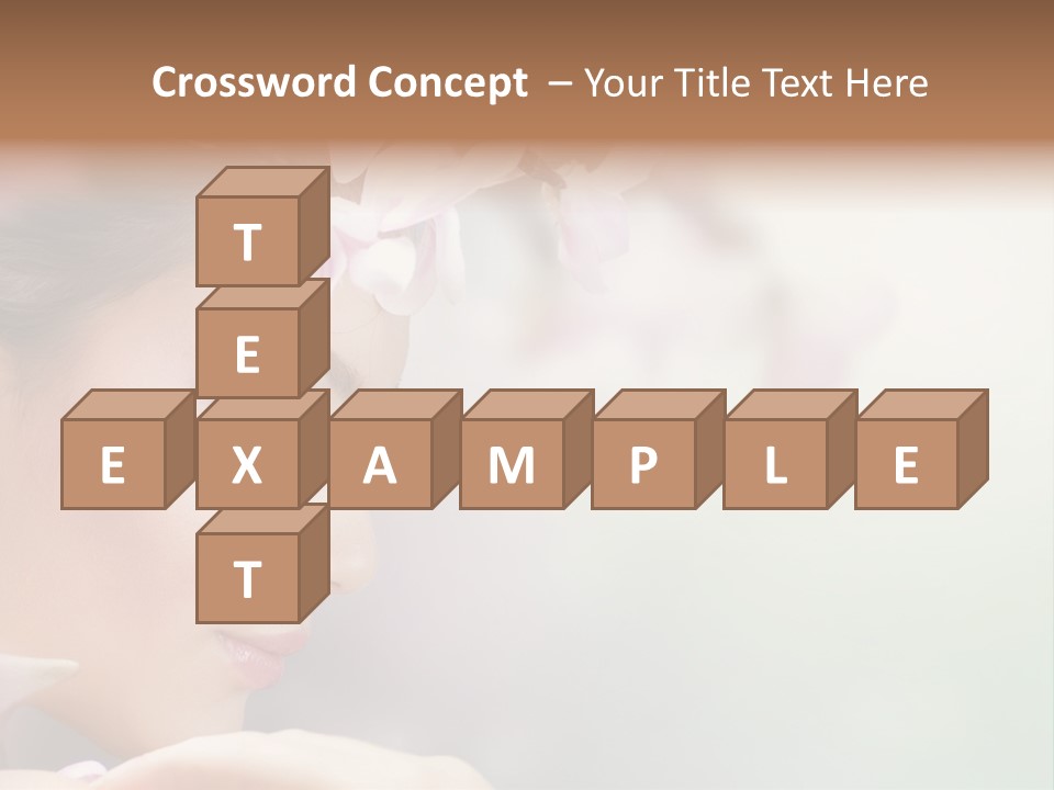 Dreams Spring Woman PowerPoint Template