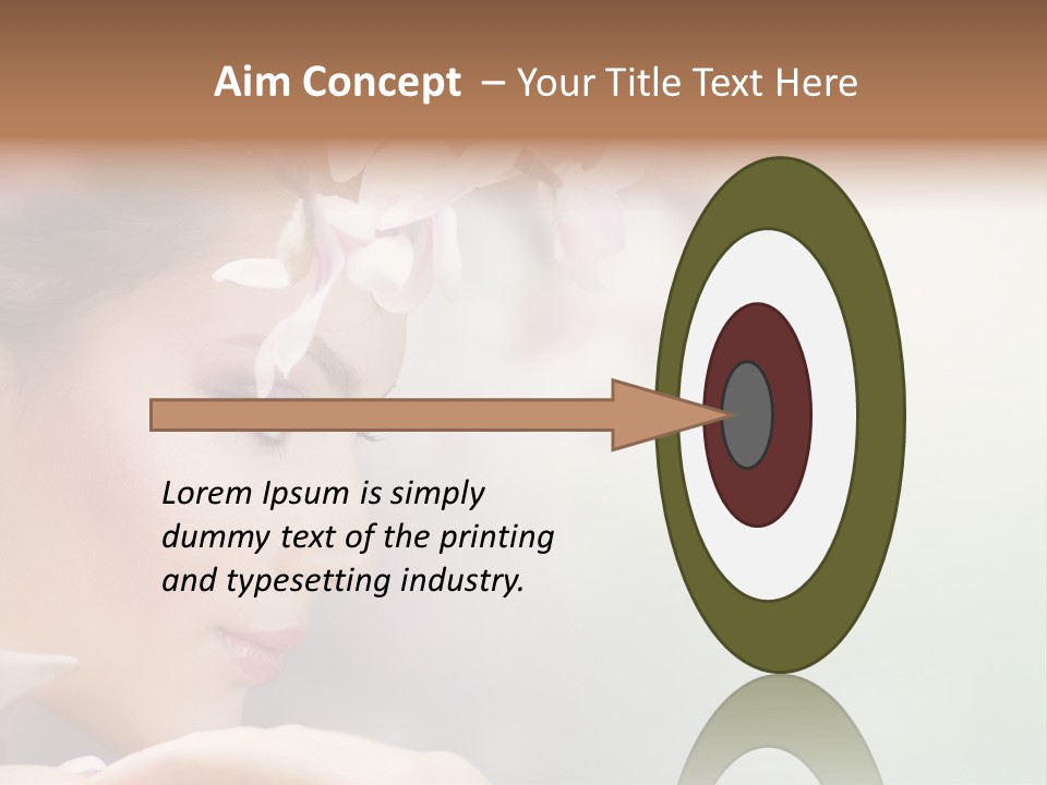 Dreams Spring Woman PowerPoint Template