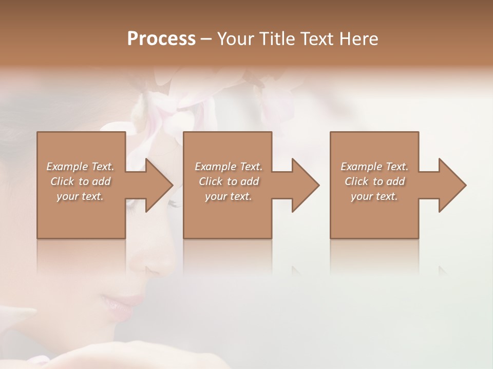 Dreams Spring Woman PowerPoint Template