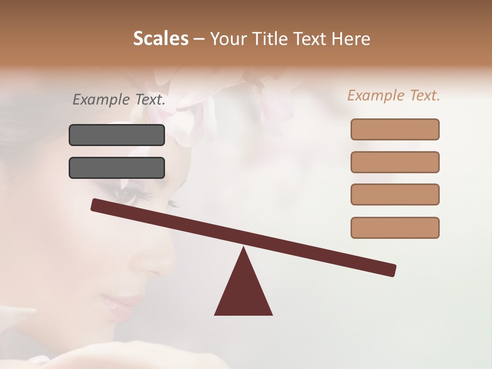 Dreams Spring Woman PowerPoint Template