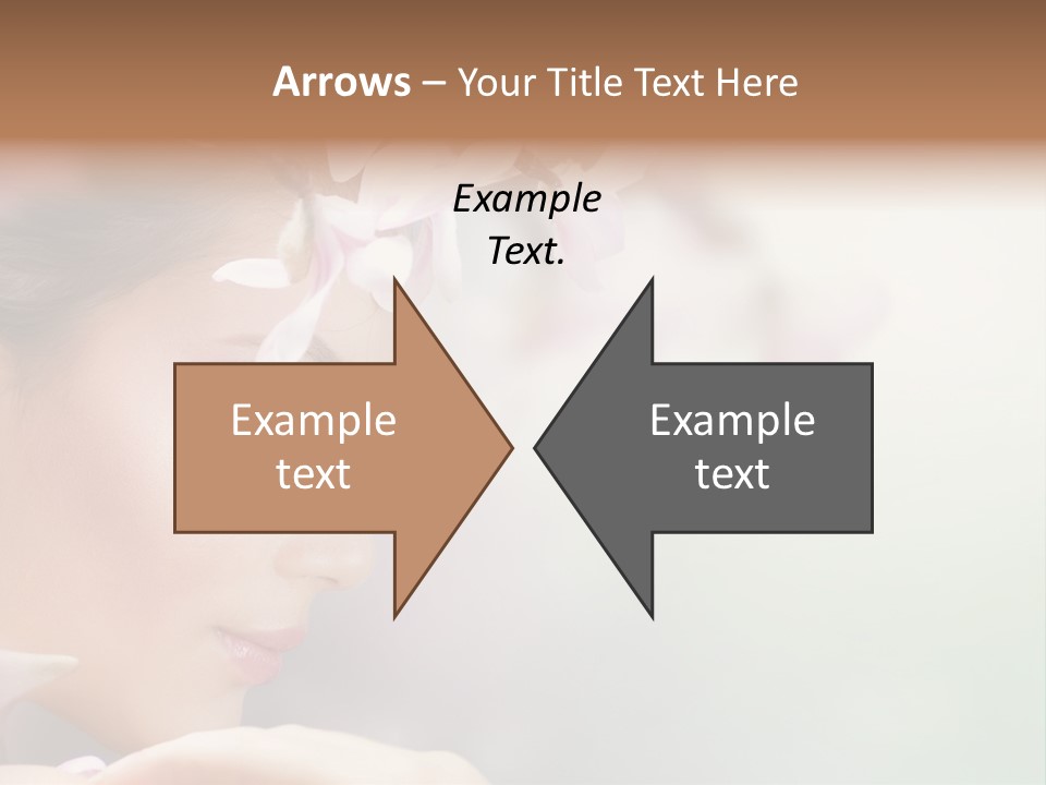 Dreams Spring Woman PowerPoint Template