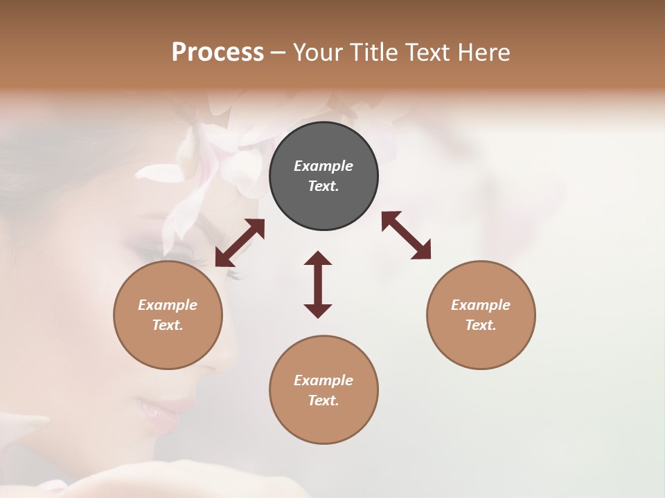 Dreams Spring Woman PowerPoint Template