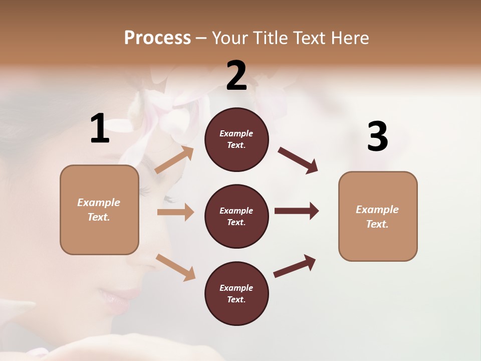 Dreams Spring Woman PowerPoint Template