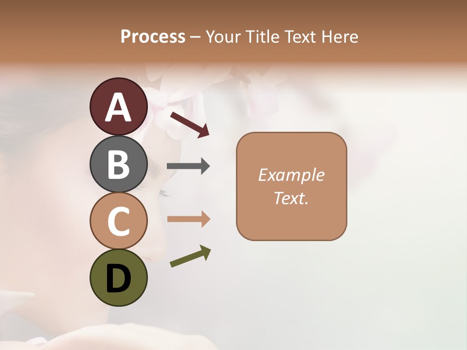 Dreams Spring Woman PowerPoint Template