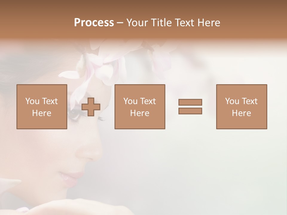 Dreams Spring Woman PowerPoint Template