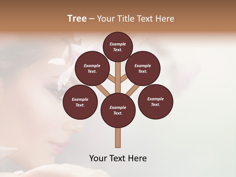 Dreams Spring Woman PowerPoint Template